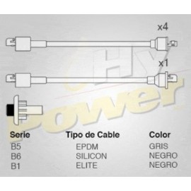 CABLE BUJIA PEUGEOT 404 4CIL. EXPORTACION...