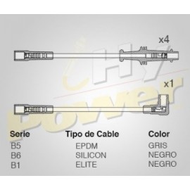 CABLE BUJIA PEUGEOT: 205 GT-AX-ZX (NO CAT)...