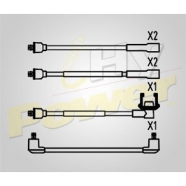 CABLE BUJIA RENAULT R19 1.6L - R3818-B, 6...