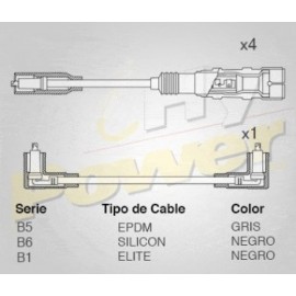 CABLE BUJIA VW CORSAR 1985