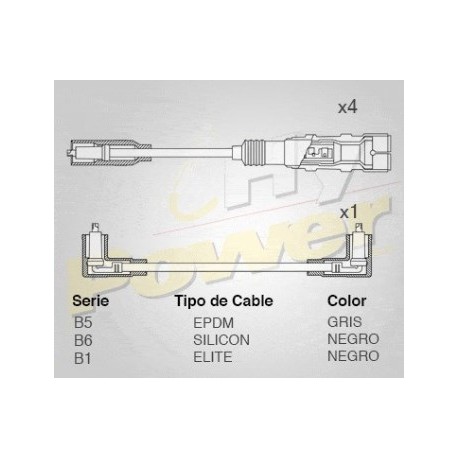 CABLE BUJIA VW CORSAR 1985