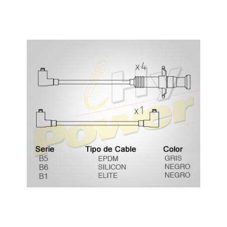 CABLE BUJIA VW SEDAN FUEL INJECTION 94-04...