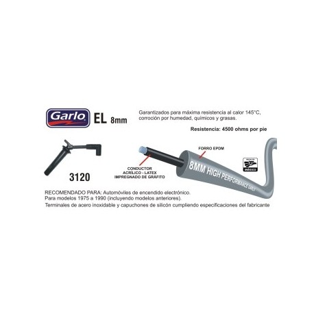 CABLE BUJIA GARLO CADILLAC EL DORADO 88-97...