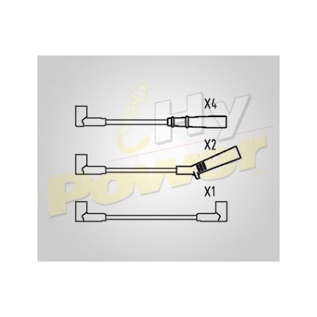 CABLE BUJIA JEEP, Wrangler 92-93, 98-99,...