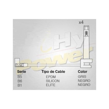 CABLE BUJIA JEEP LIBERTY 2002 2.4L