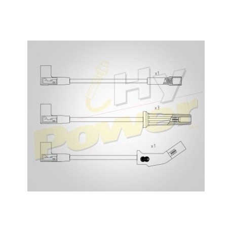 CABLE BUJIA DAEWOO RACER 4CIL