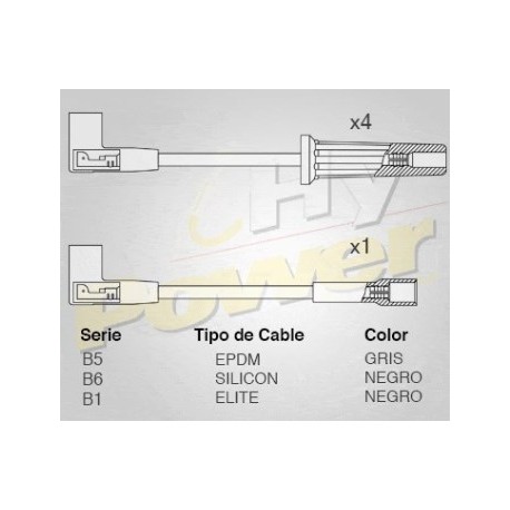 CABLE BUJIA DAEWOO MAQ. 1.8 L MODELO 94-97